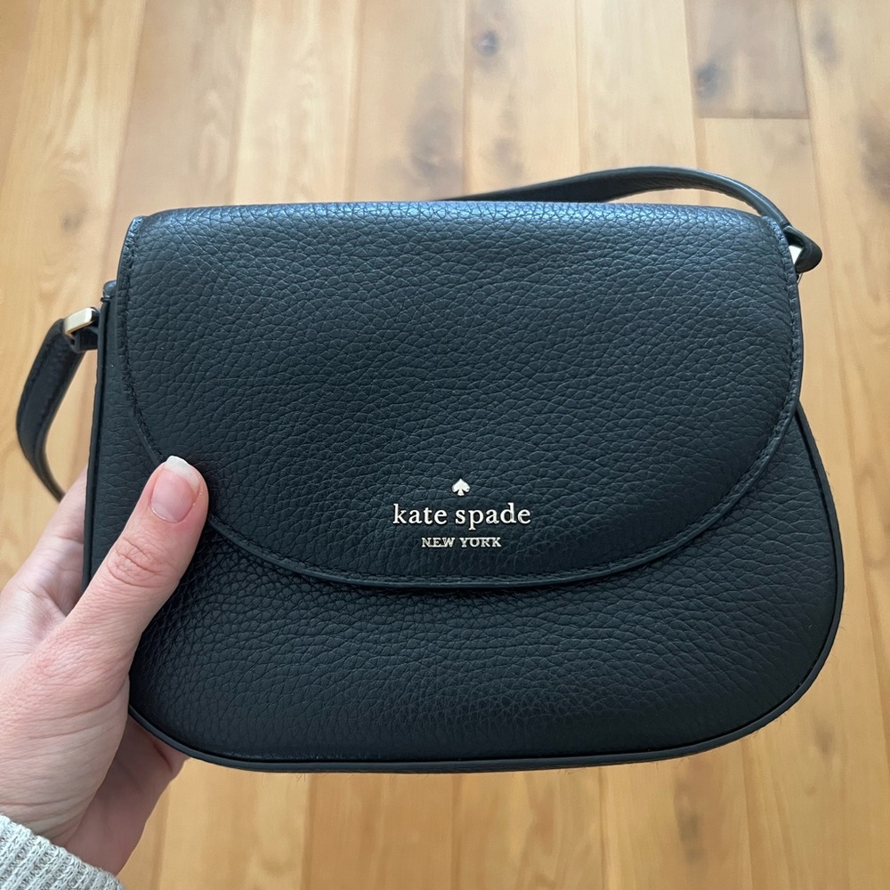 Kate Spade Black Leather Crossbody Bag